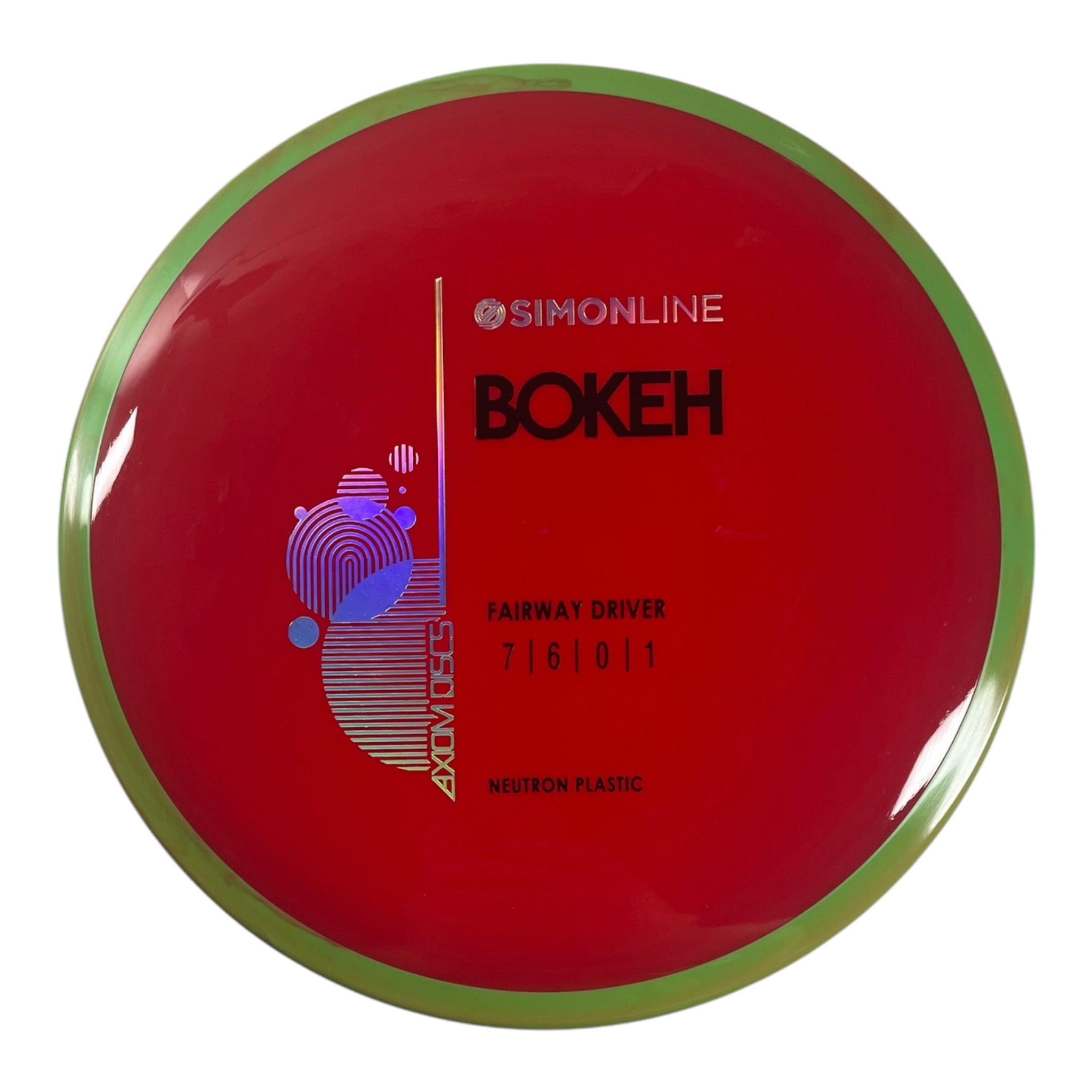 Axiom Discs Bokeh | Neutron | Red/Yellow 175g Disc Golf