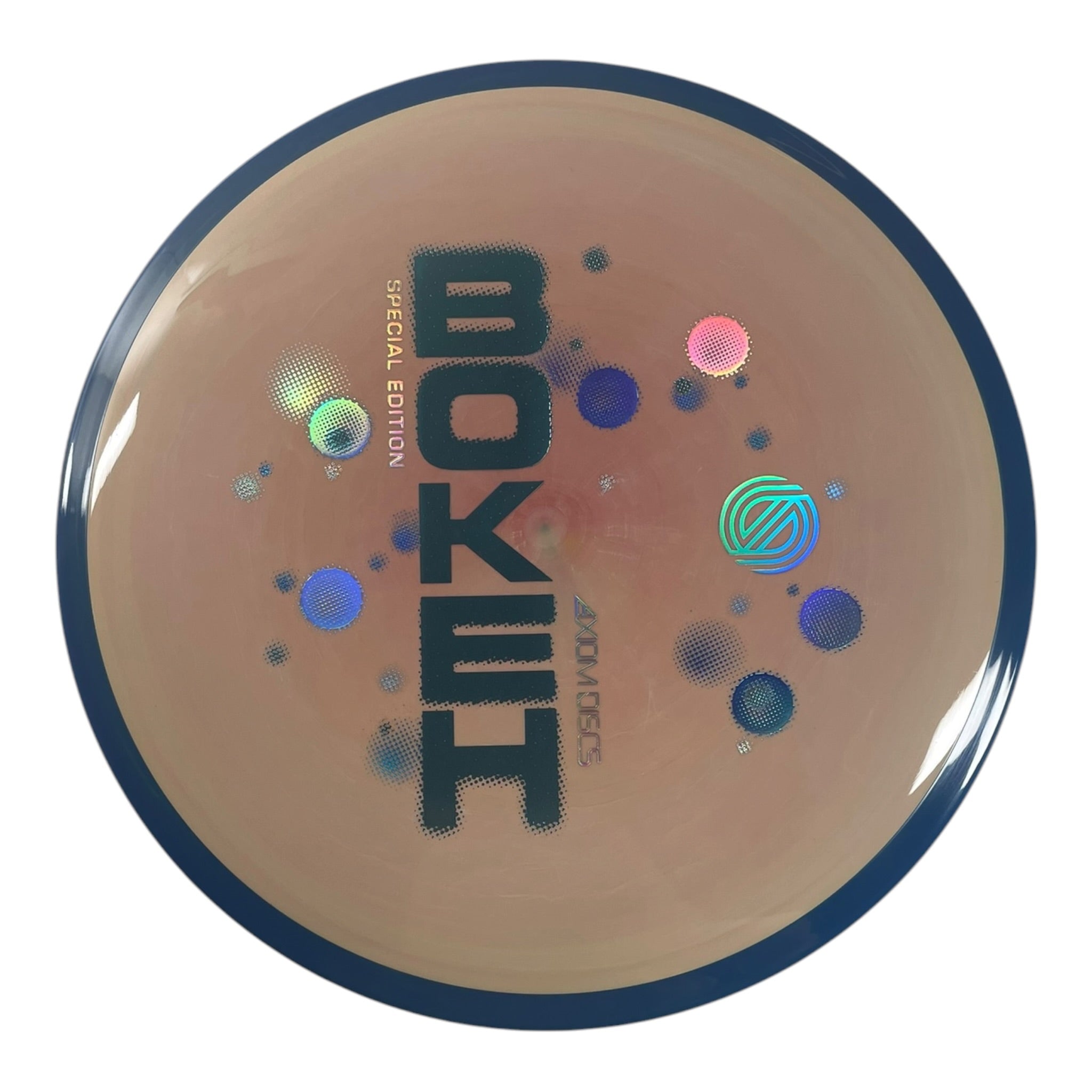 Axiom Discs Bokeh | Neutron | Tan/Blue 168g (Special Edition) Disc Golf