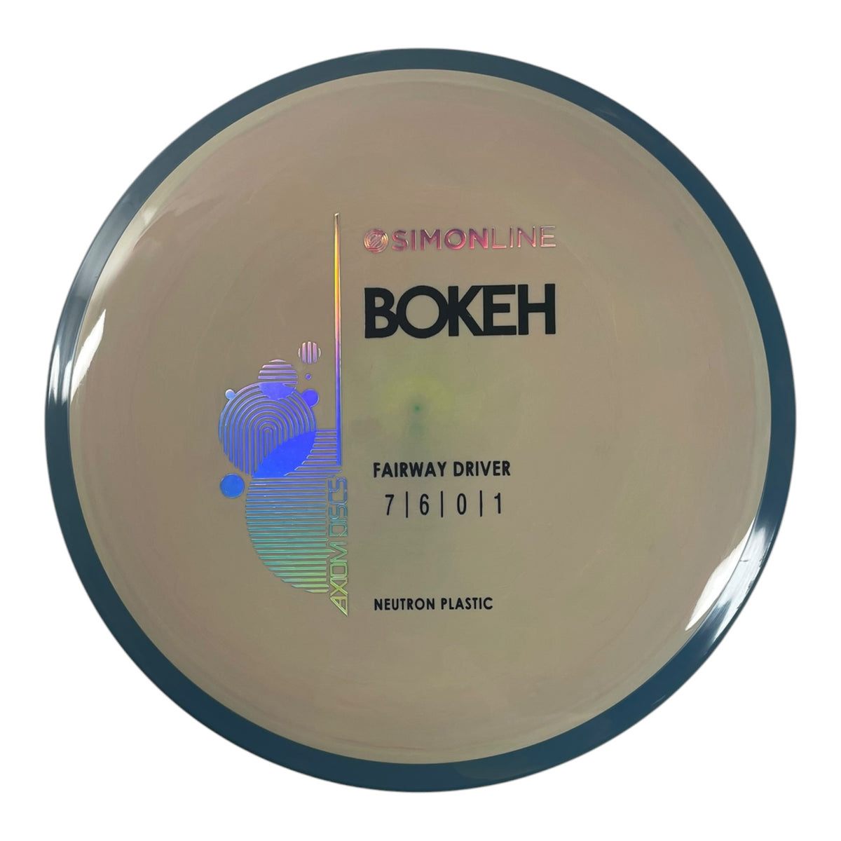 Axiom Discs Bokeh | Neutron | Tan/Blue 175g Disc Golf
