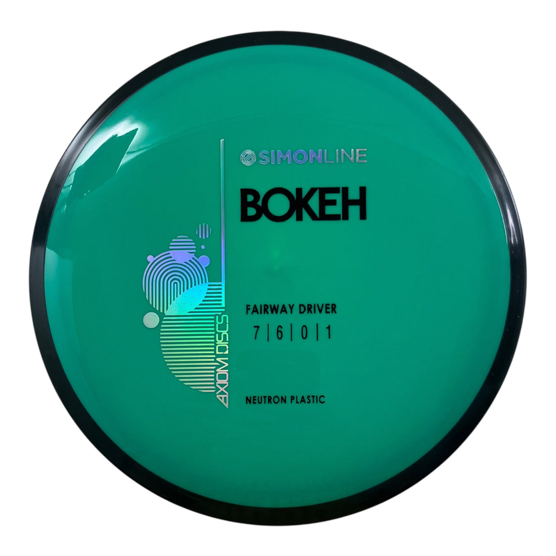 Axiom Discs Bokeh | Neutron | Teal/Black 167g Disc Golf