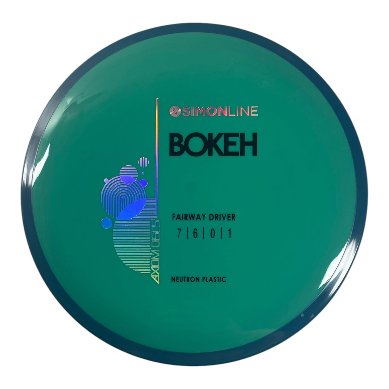 Axiom Discs Bokeh | Neutron | Teal/Blue 173g Disc Golf