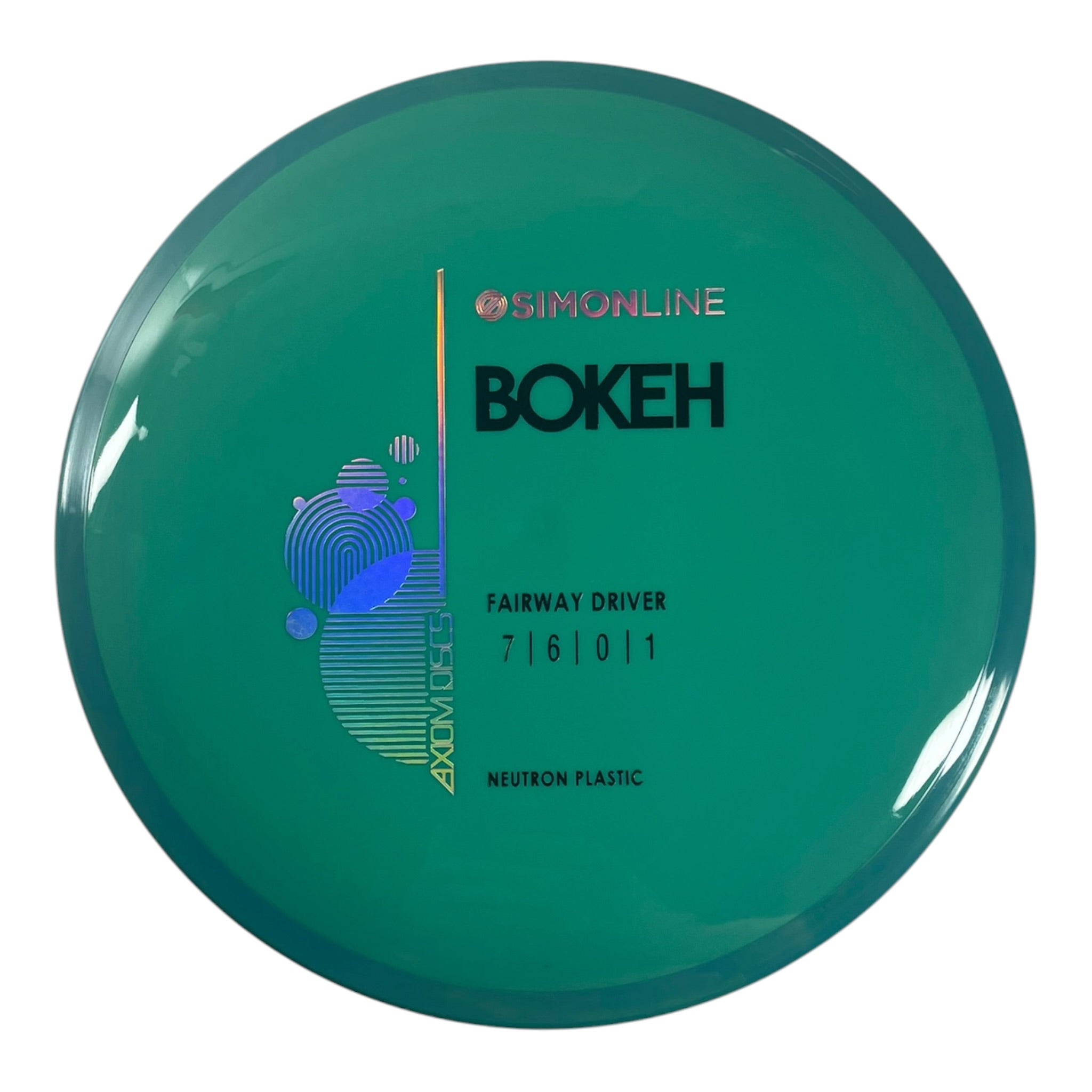 Axiom Discs Bokeh | Neutron | Teal/Blue 166g Disc Golf