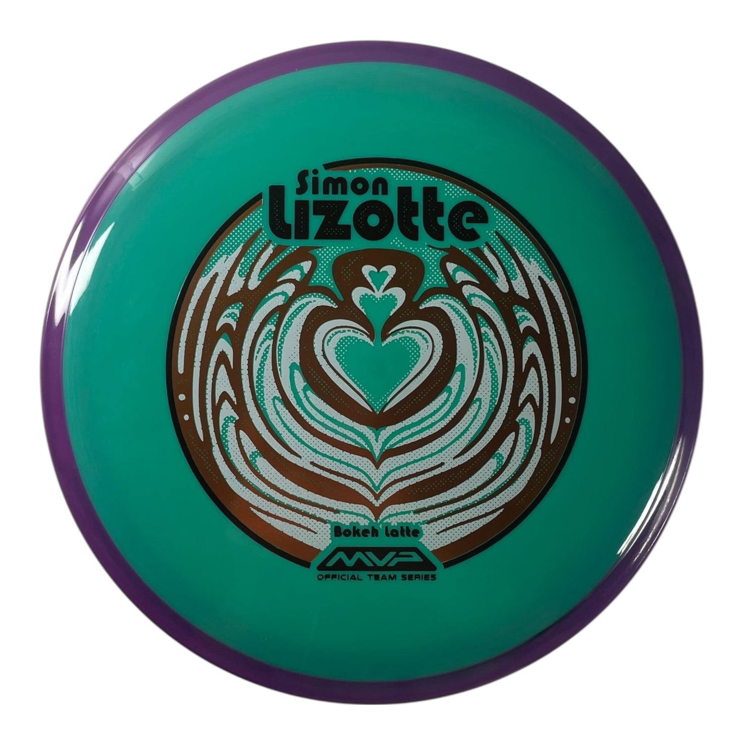 Axiom Discs Bokeh | Neutron | Teal/Purple 175g (Simon Lizotte - Bokeh Latte) Disc Golf