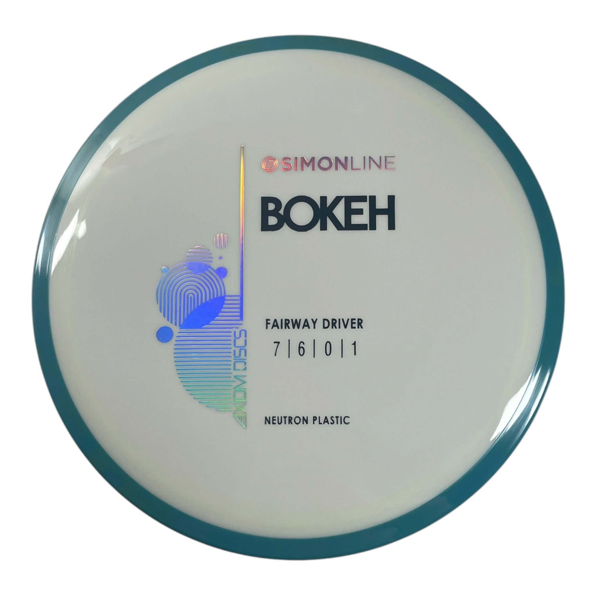 Axiom Discs Bokeh | Neutron | White/Blue 165g Disc Golf