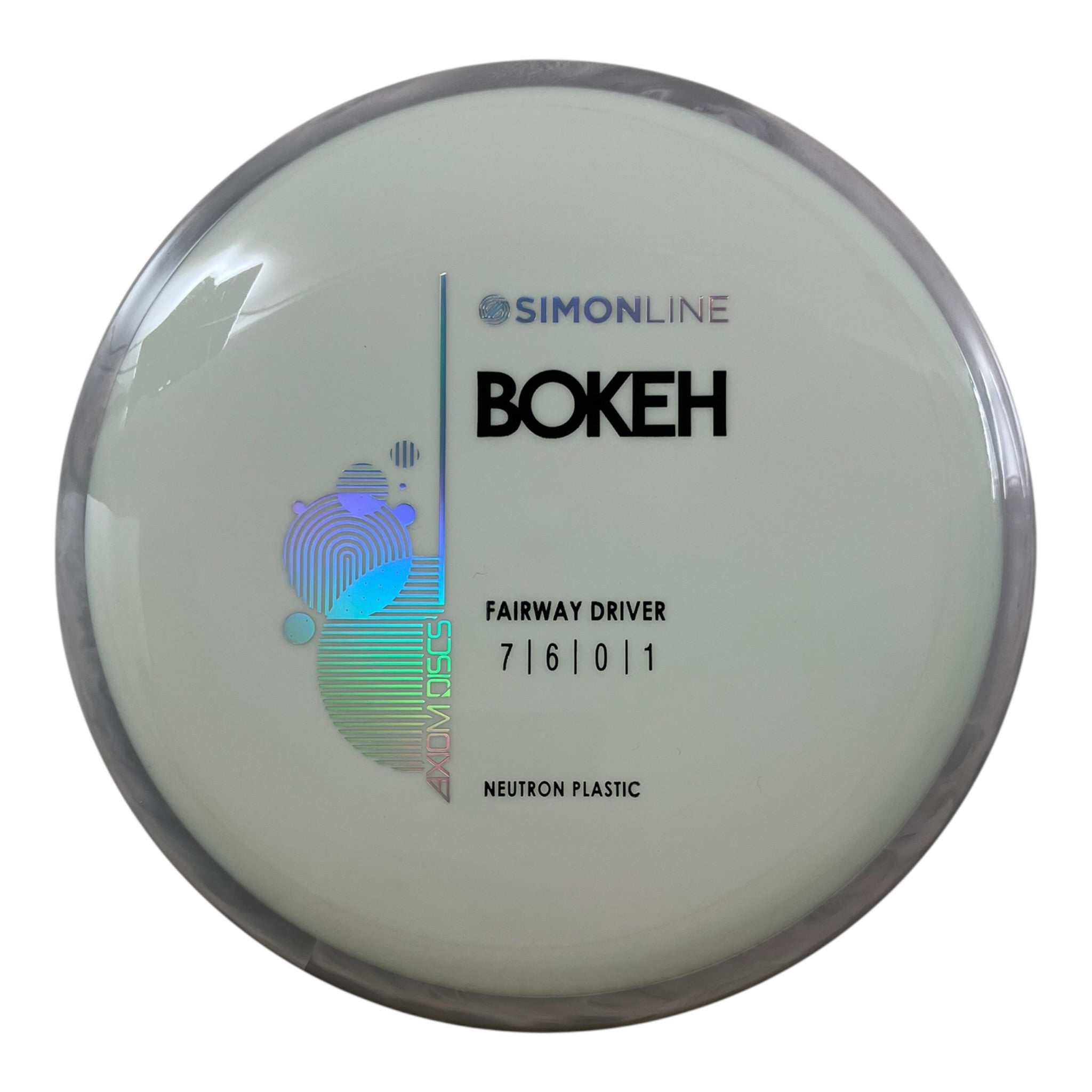 Axiom Discs Bokeh | Neutron | White/Grey 172g Disc Golf