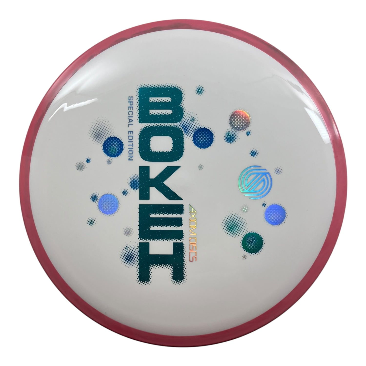 Axiom Discs Bokeh | Neutron | White/Pink 174g (Special Edition) Disc Golf