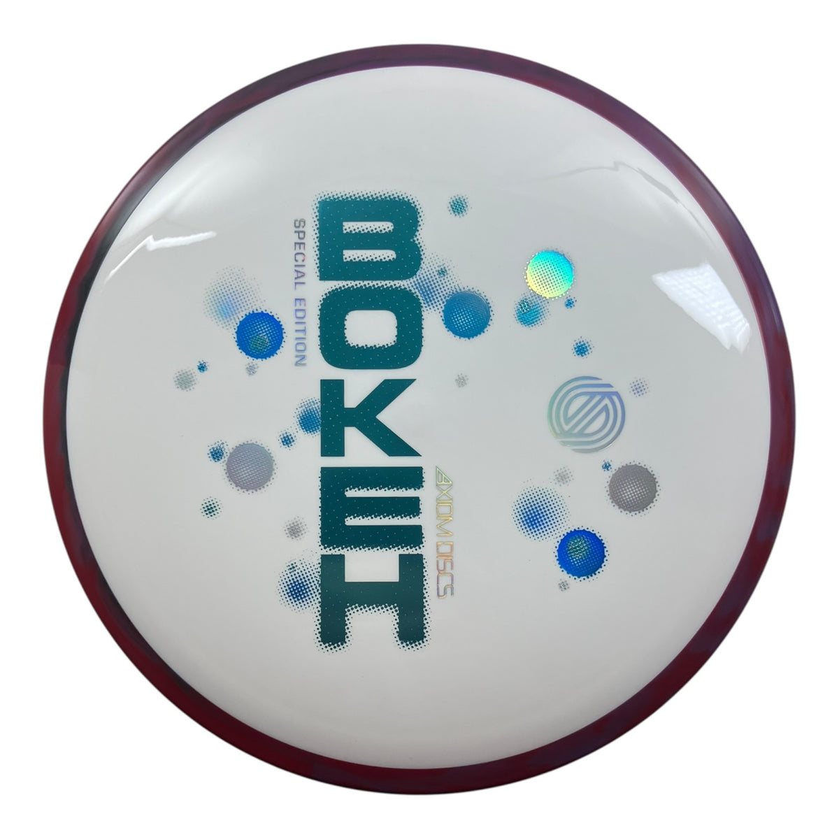 Axiom Discs Bokeh | Neutron | White/Purple 174-175g (Special Edition) Disc Golf