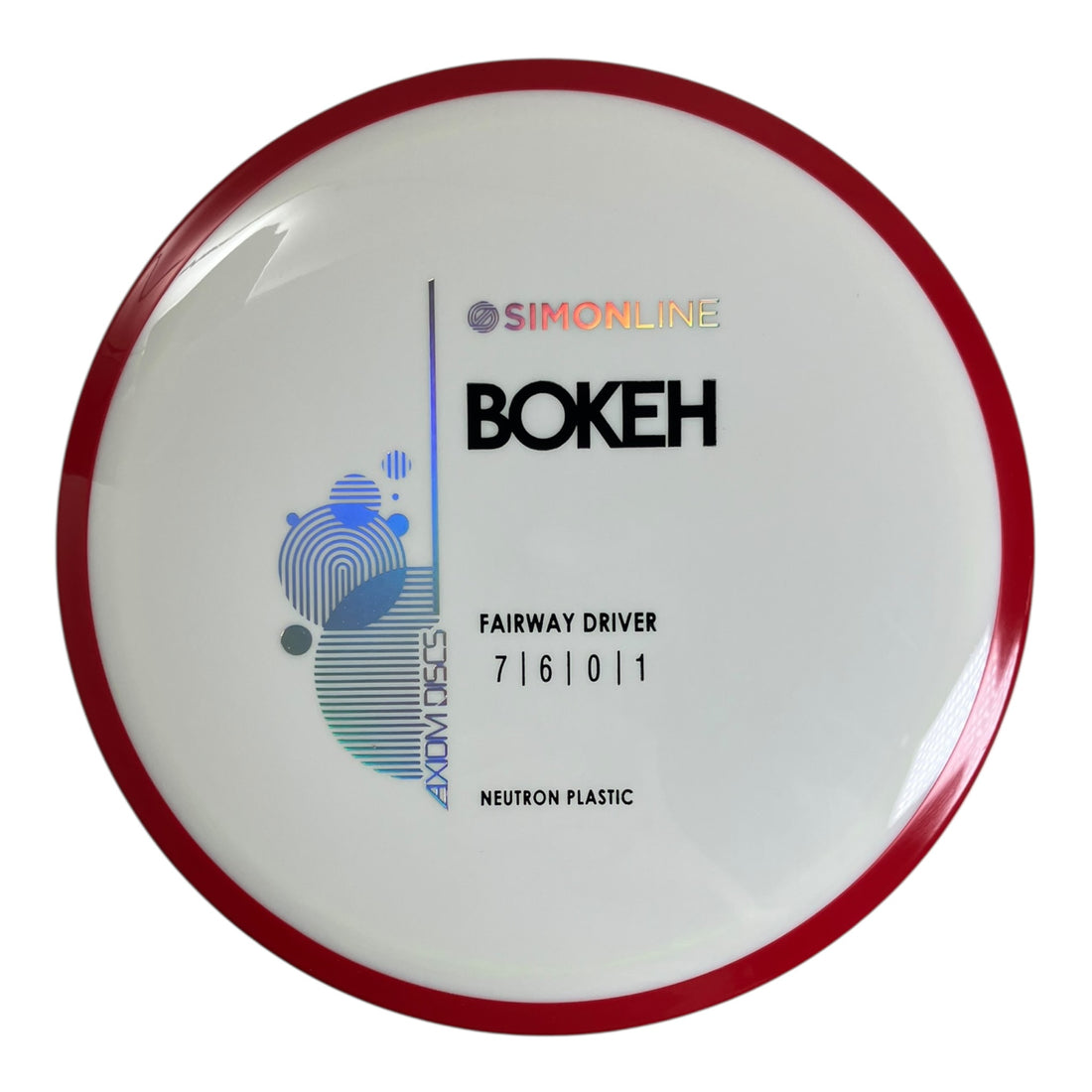 Axiom Discs Bokeh | Neutron | White/Red 172g Disc Golf