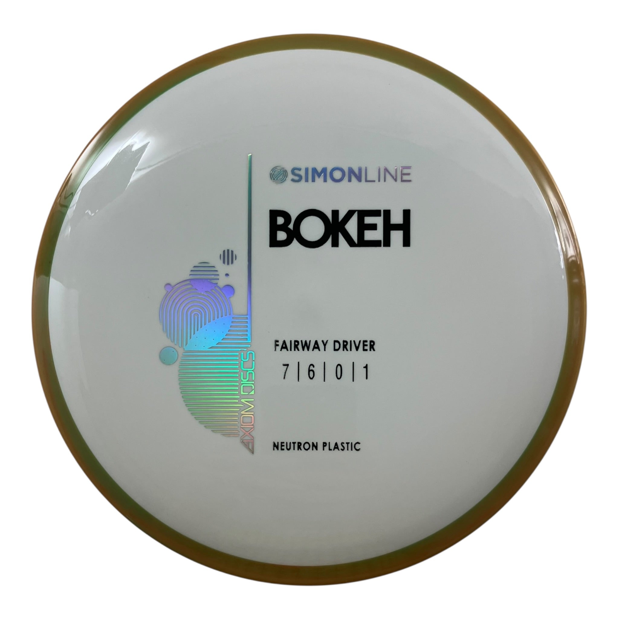 Axiom Discs Bokeh | Neutron | White/Yellow 166g Disc Golf