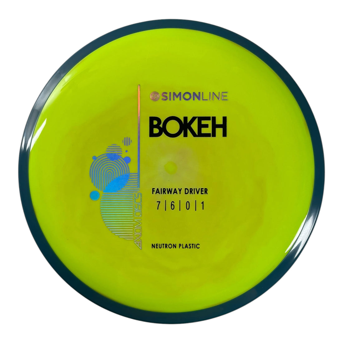 Axiom Discs Bokeh | Neutron | Yellow/Blue 175g Disc Golf