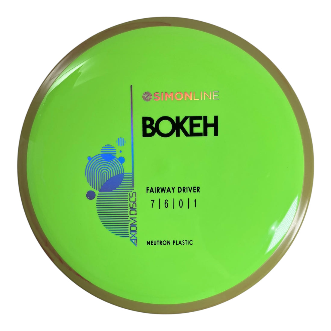 Axiom Discs Bokeh | Neutron | Yellow/Brown 175g Disc Golf