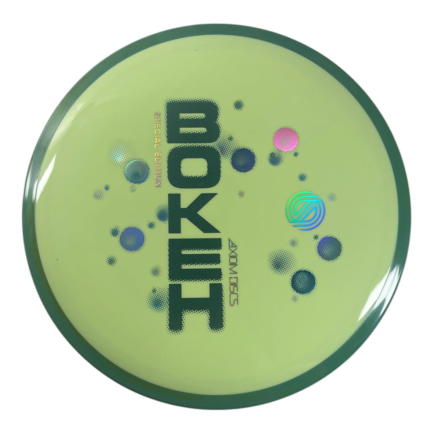 Axiom Discs Bokeh | Neutron | Yellow/Teal 174g (Special Edition) Disc Golf