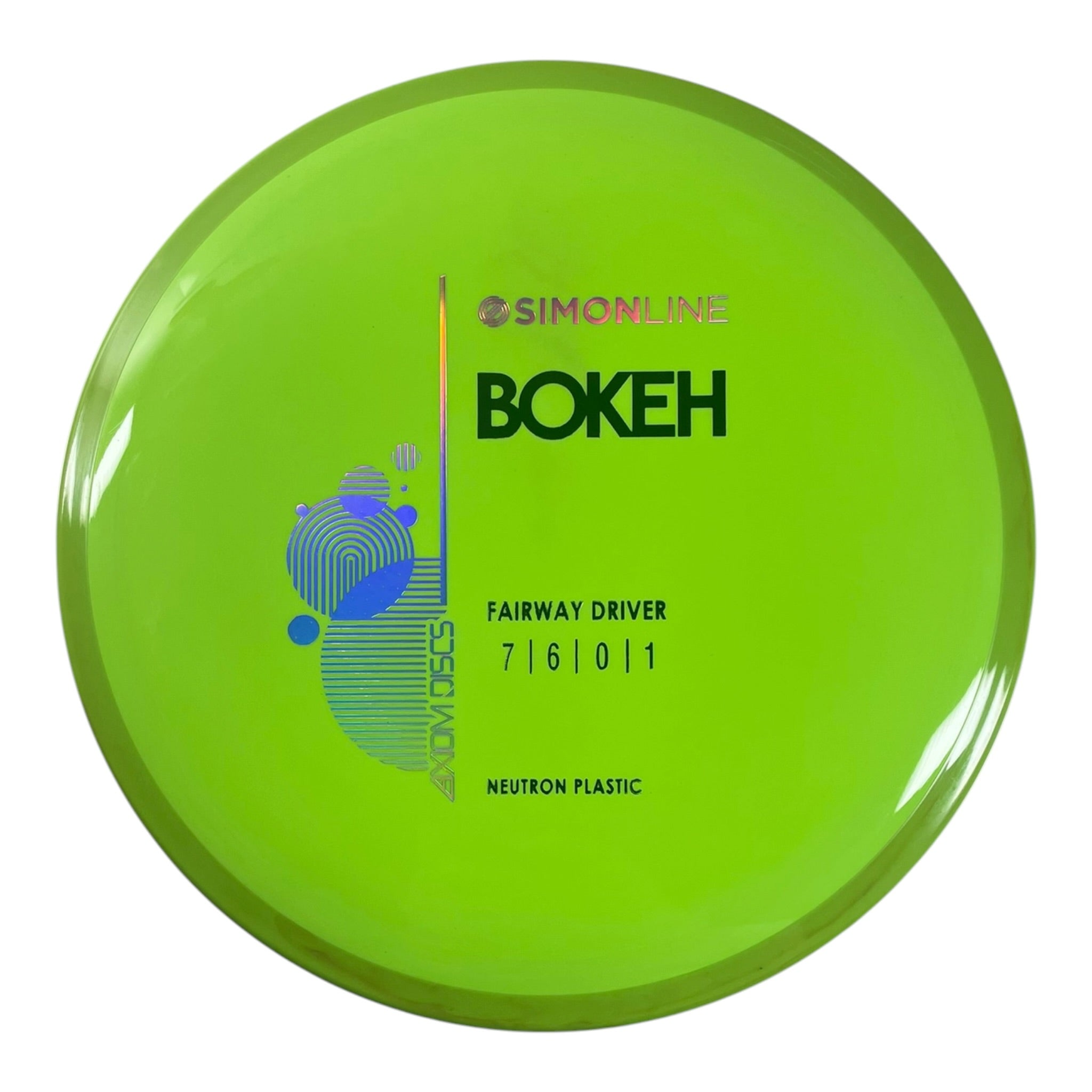 Axiom Discs Bokeh | Neutron | Yellow/Yellow 167g Disc Golf