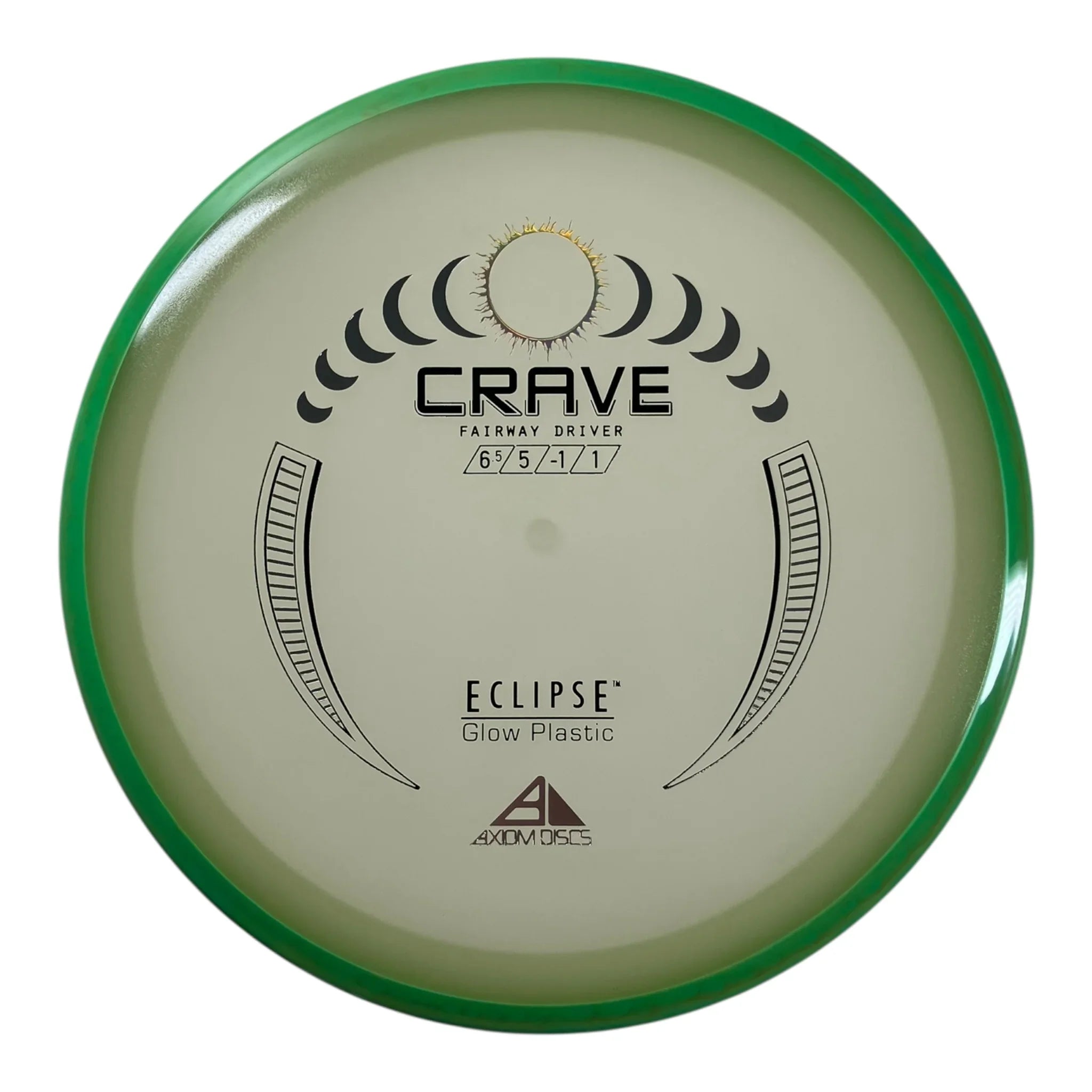 Axiom Discs Crave | Eclipse | Glow/Green 175g Disc Golf
