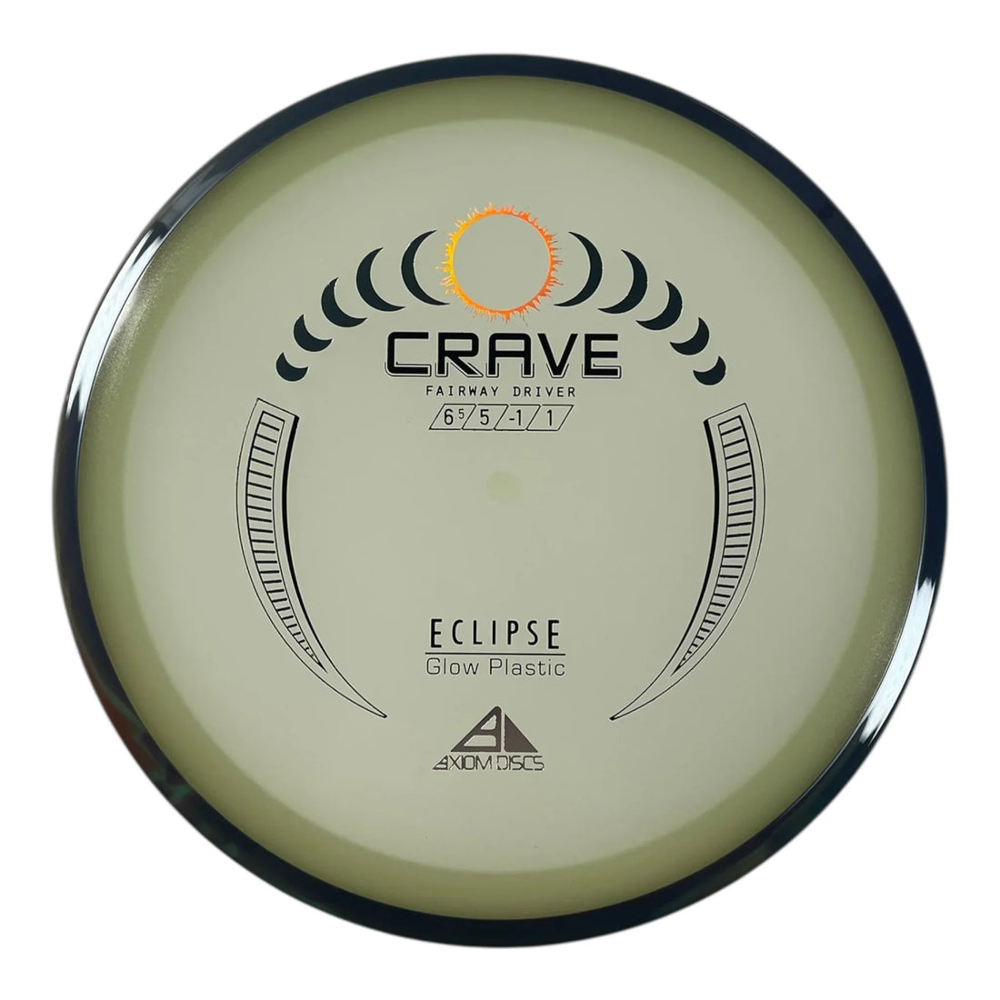 Axiom Discs Crave | Eclipse | Glow/Grey 168g Disc Golf