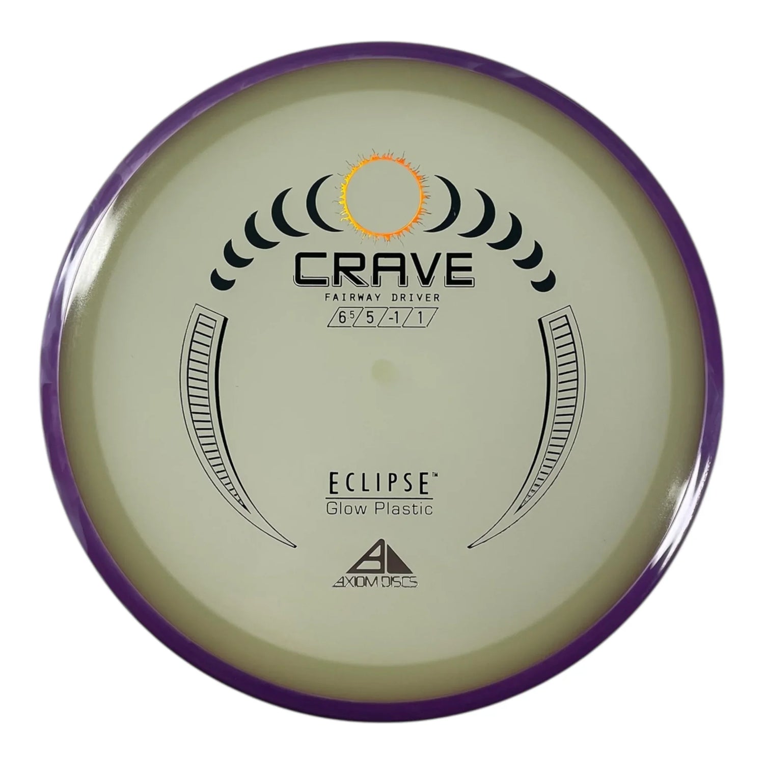 Axiom Discs Crave | Eclipse | Glow/Purple 172g Disc Golf
