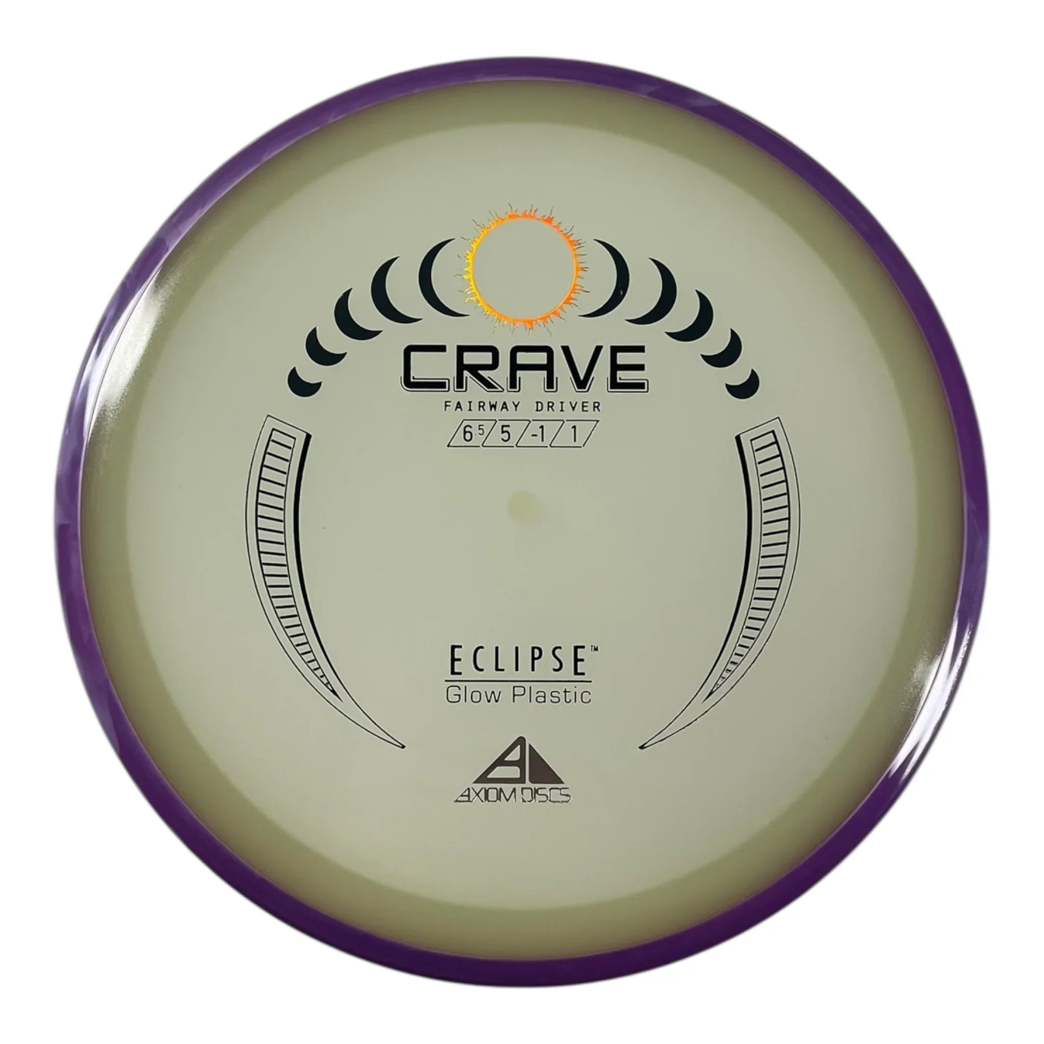 Axiom Discs Crave | Eclipse | Glow/Purple 172g Disc Golf