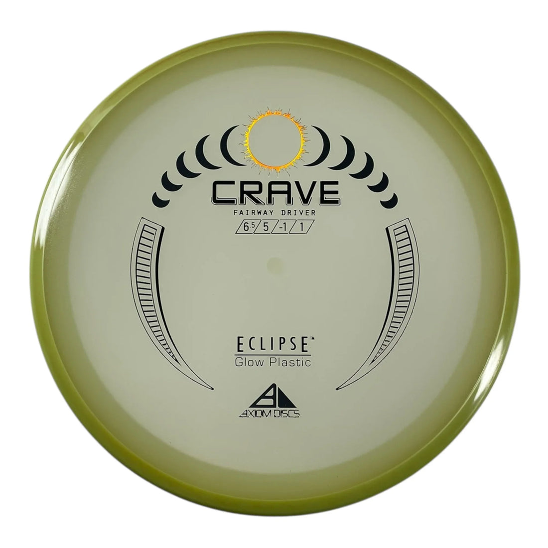 Axiom Discs Crave | Eclipse | Glow/Yellow 174g Disc Golf