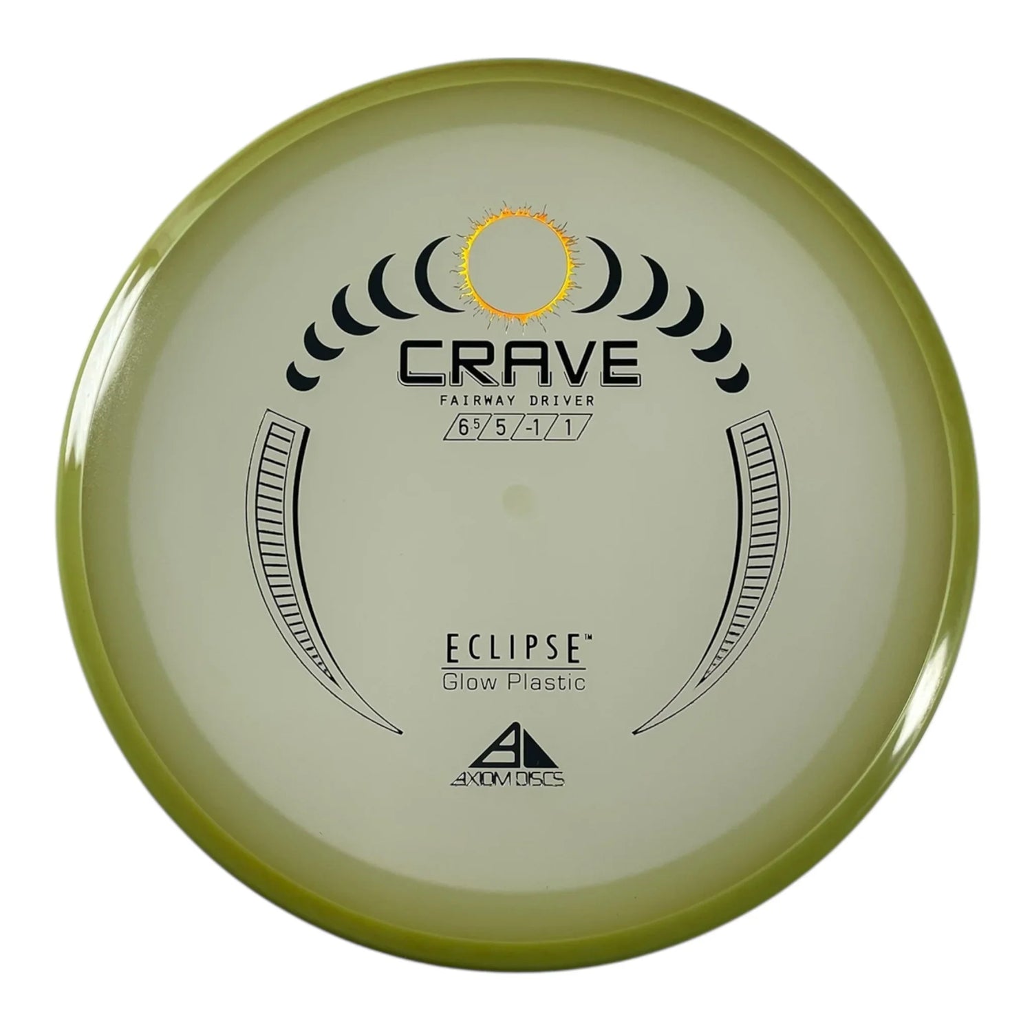 Axiom Discs Crave | Eclipse | Glow/Yellow 174g Disc Golf