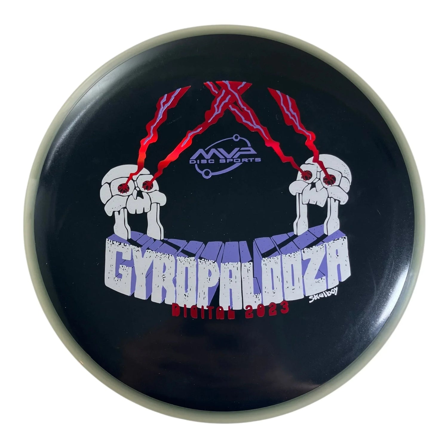 Axiom Discs Crave | Eclipse R2 Neutron | Black/Purple 167g (Gyropalooza 2023) Disc Golf