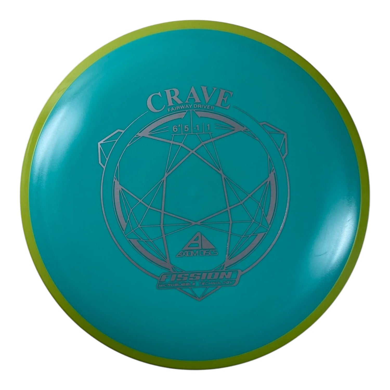 Axiom Discs Crave | Fission | Blue/Green 156g Disc Golf