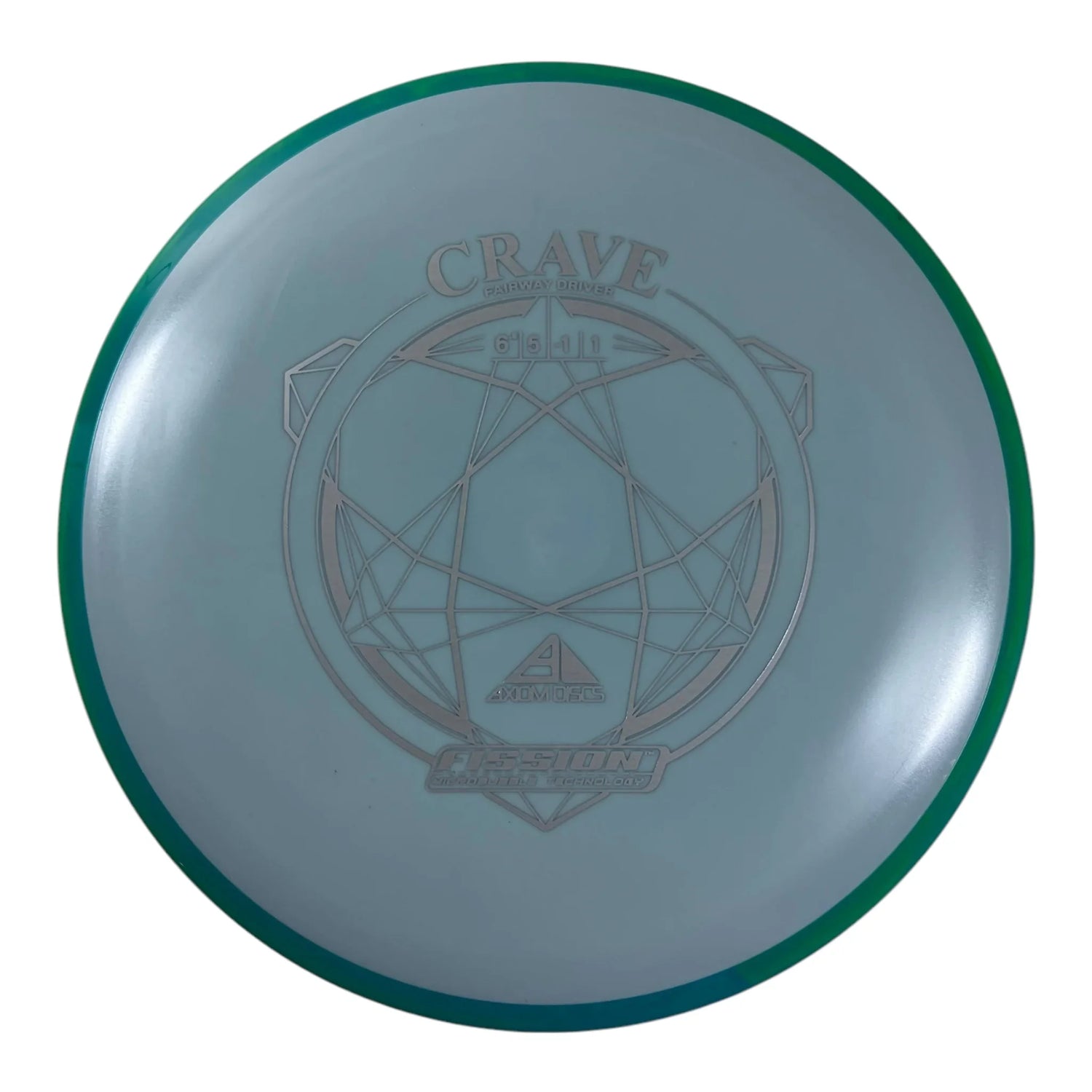 Axiom Discs Crave | Fission | Blue/Teal 152g Disc Golf
