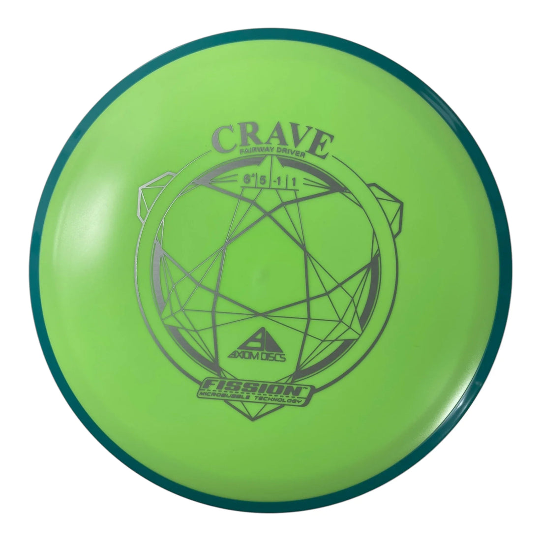 Axiom Discs Crave | Fission | Green/Blue 155g Disc Golf