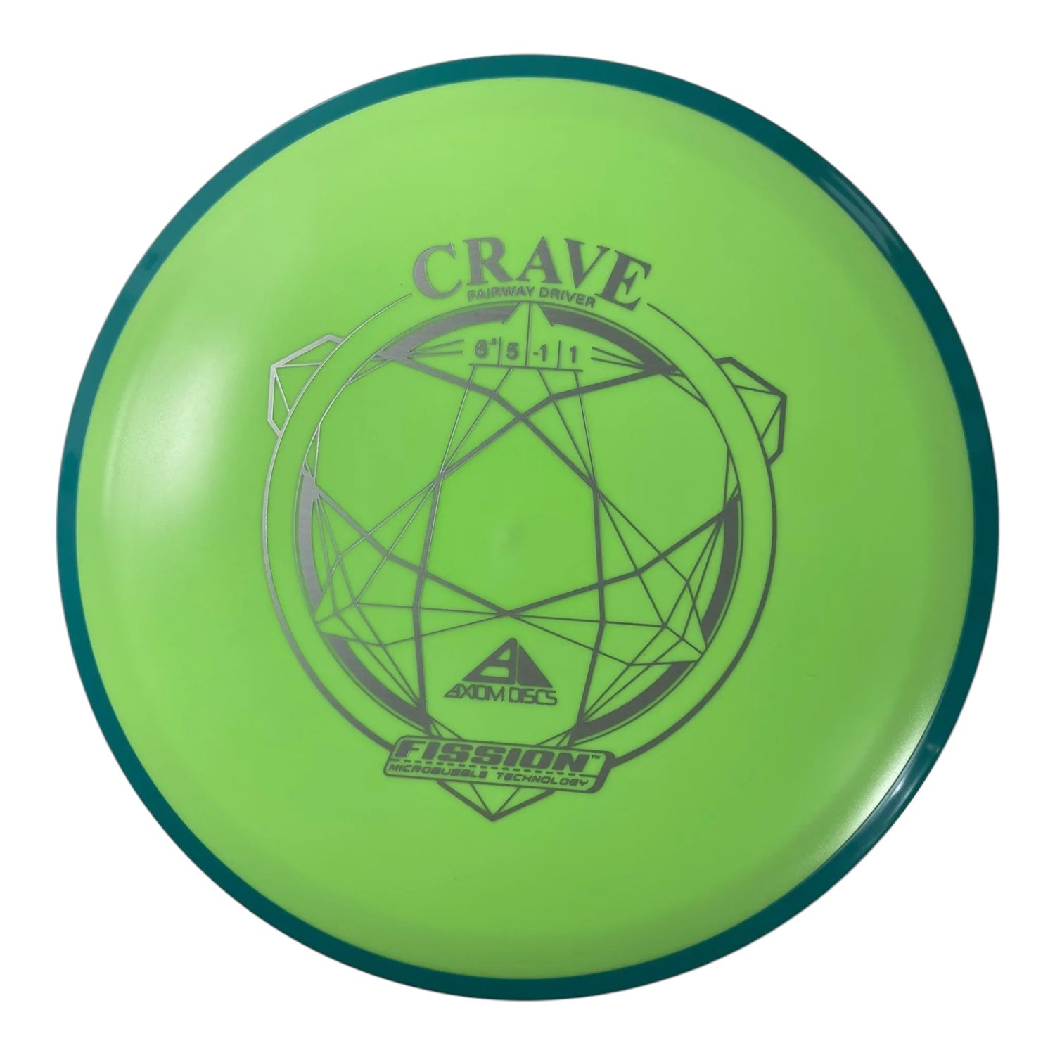 Axiom Discs Crave | Fission | Green/Blue 155g Disc Golf