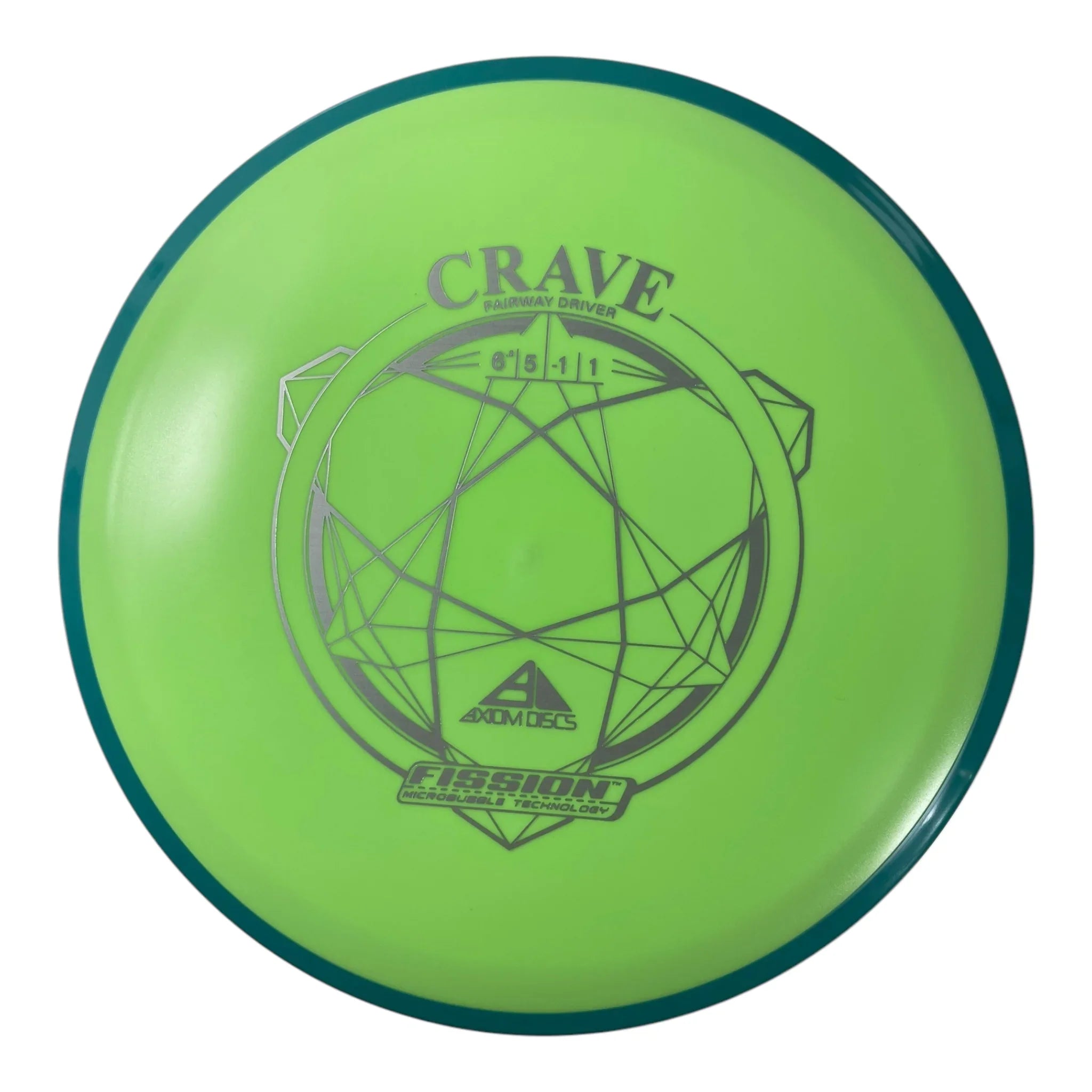 Axiom Discs Crave | Fission | Green/Blue 155g Disc Golf