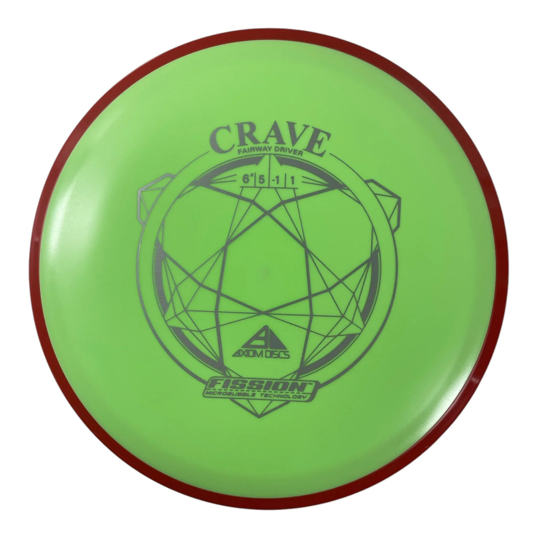 Axiom Discs Crave | Fission | Green/Red 159-166g Disc Golf