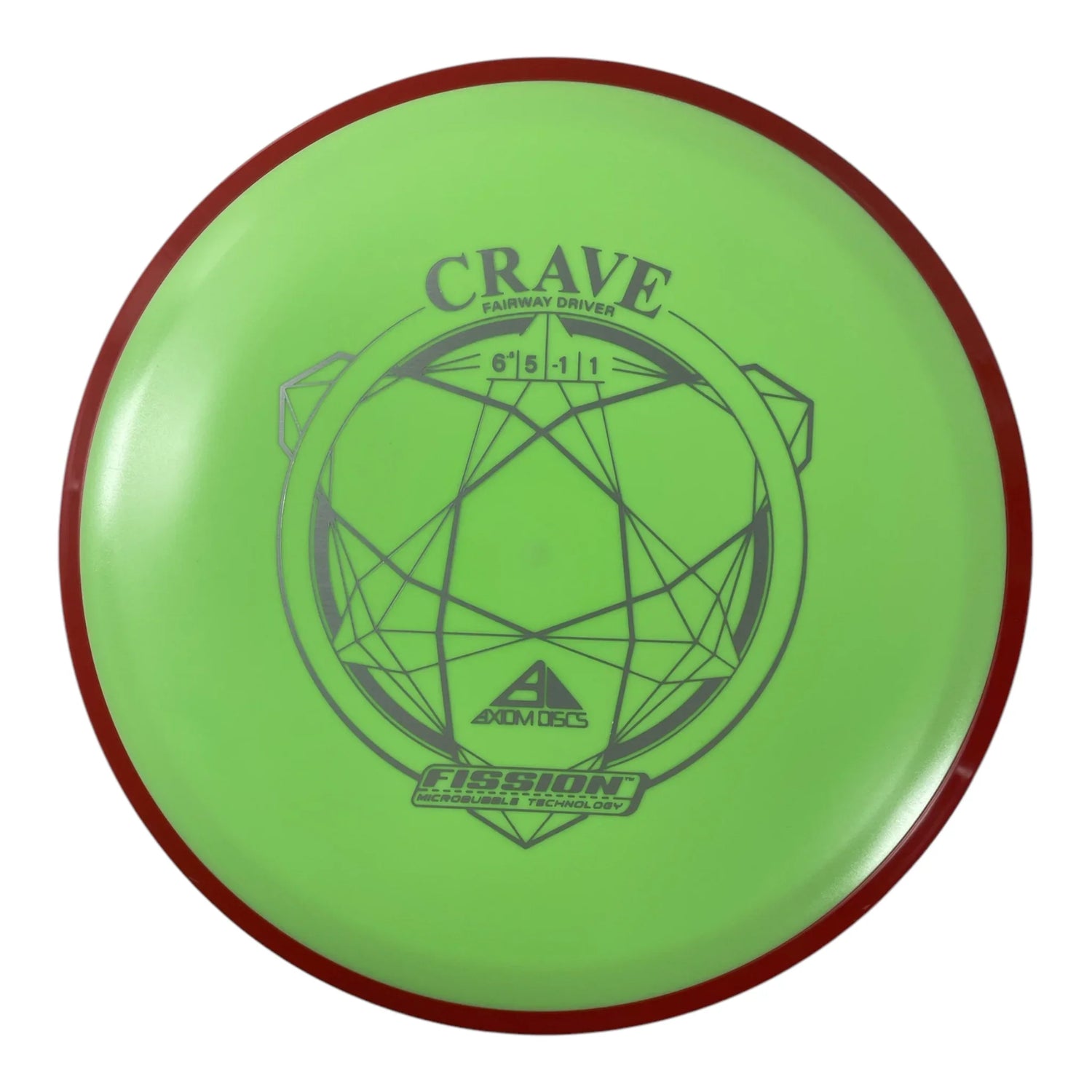 Axiom Discs Crave | Fission | Green/Red 159-166g Disc Golf