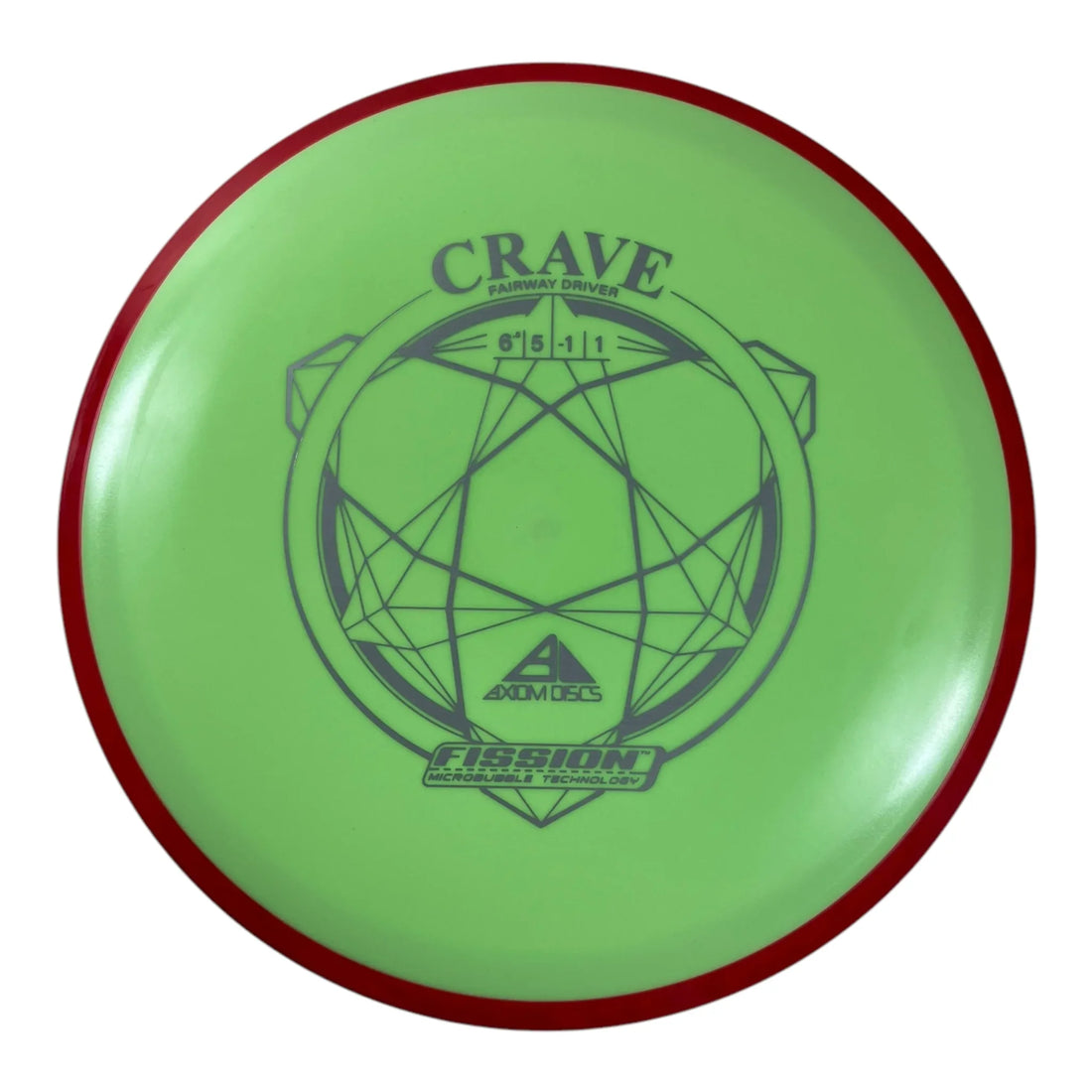 Axiom Discs Crave | Fission | Green/Red 163g Disc Golf