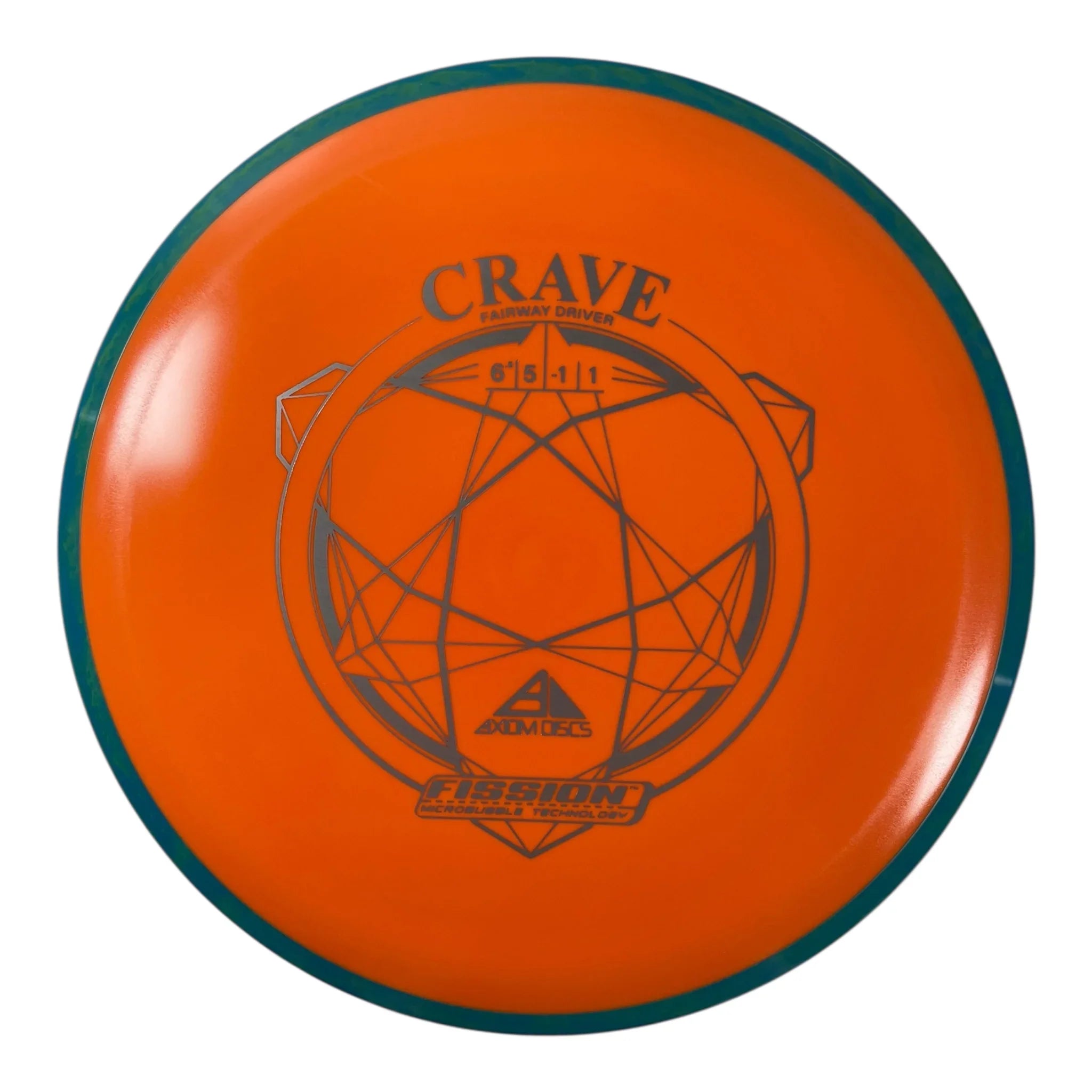 Axiom Discs Crave | Fission | Orange/Teal 165g Disc Golf