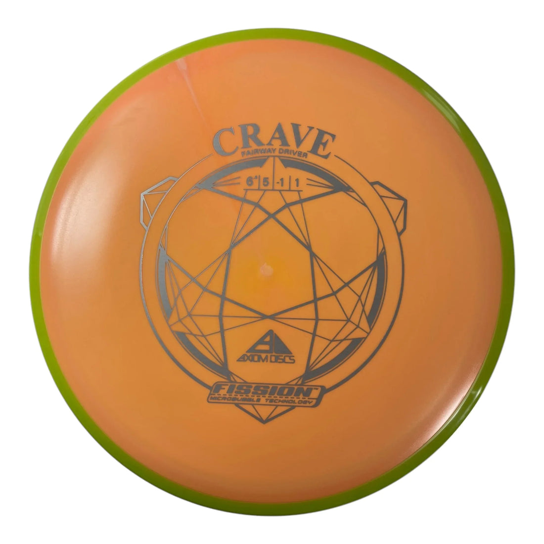 Axiom Discs Crave | Fission | Orange/Yellow 156g Disc Golf
