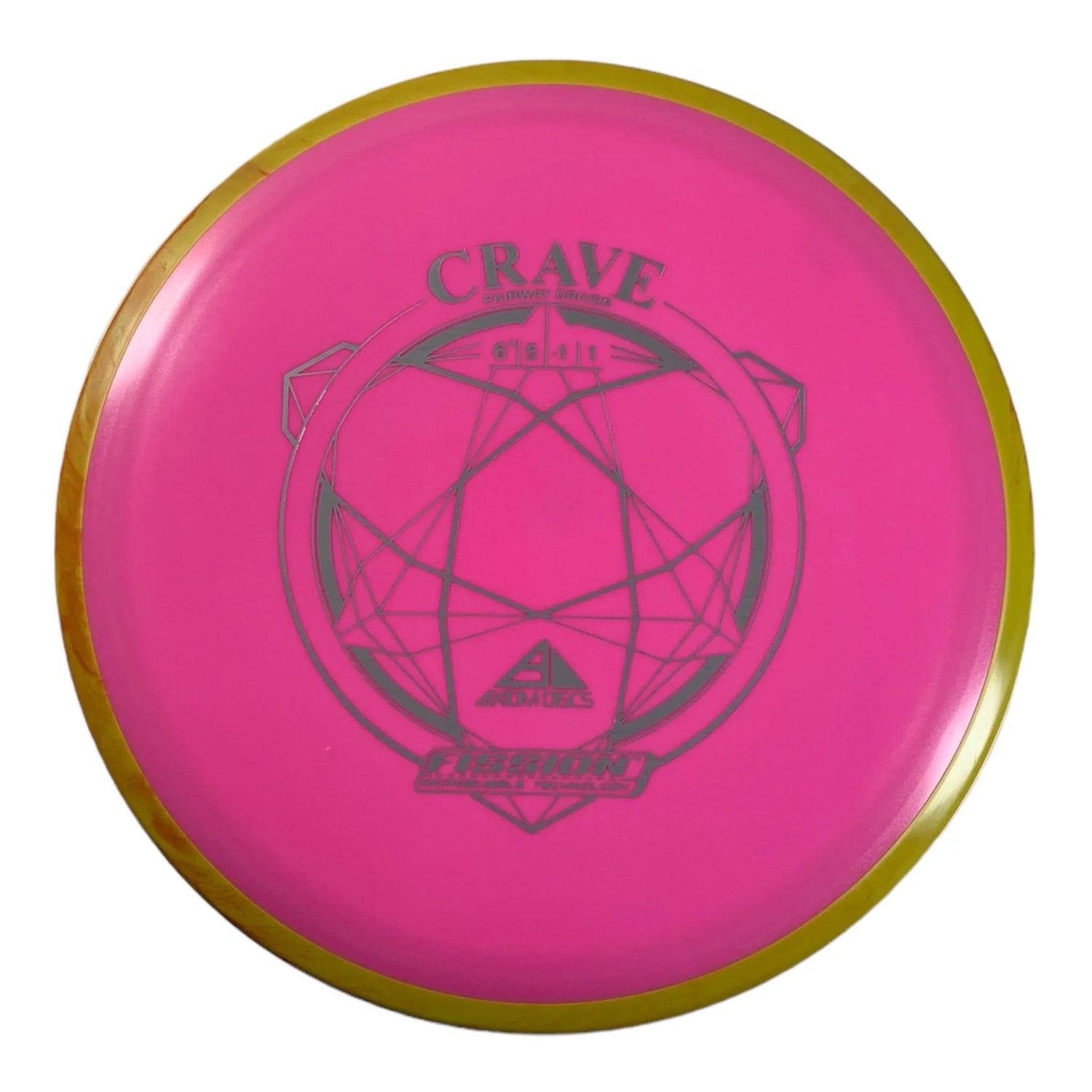 Axiom Discs Crave | Fission | Pink/Orange 160g Disc Golf
