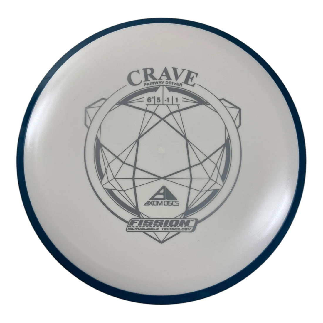 Axiom Discs Crave | Fission | White/Blue 162g Disc Golf