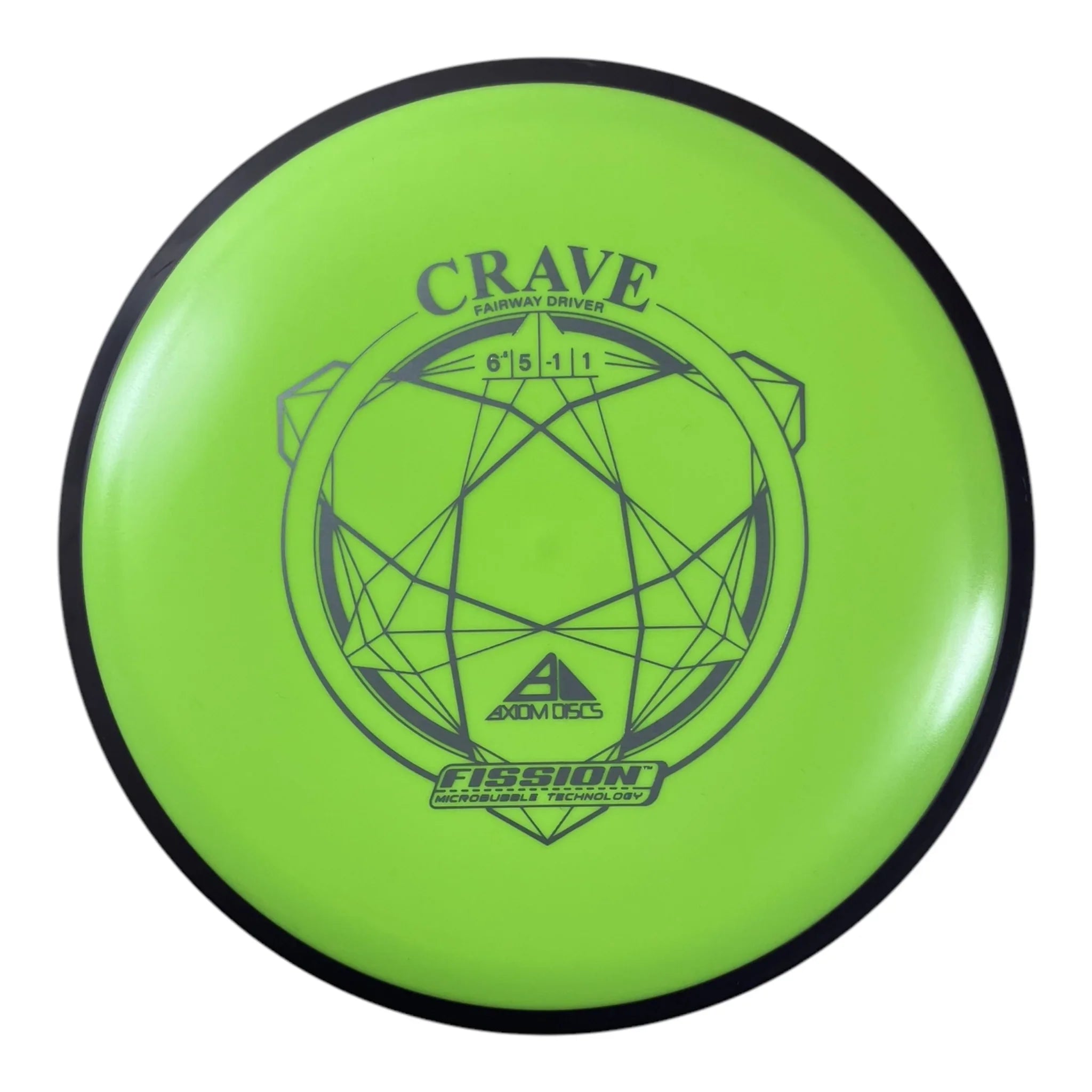 Axiom Discs Crave | Fission | Yellow/Grey 163g Disc Golf