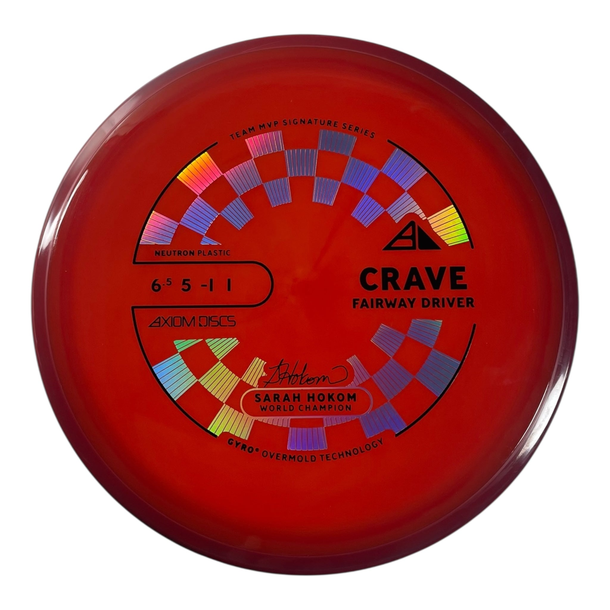 Axiom Discs Crave | Neutron | Orange/Red 171g (Project Lab Coat) Disc Golf