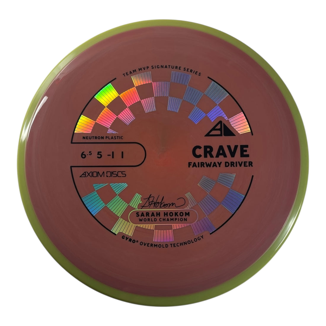 Axiom Discs Crave | Neutron | Pink/Yellow 169g (Project Lab Coat) Disc Golf