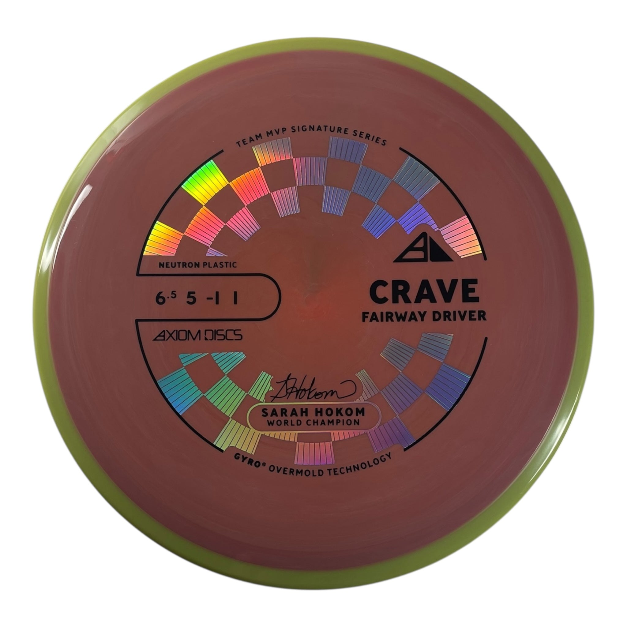 Axiom Discs Crave | Neutron | Pink/Yellow 169g (Project Lab Coat) Disc Golf