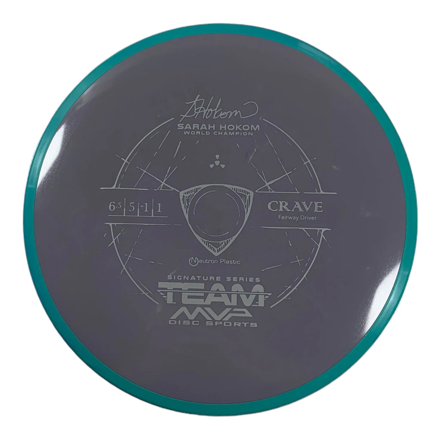 Axiom Discs Crave | Neutron | Purple/Blue 161g (Sarah Hokom) Disc Golf