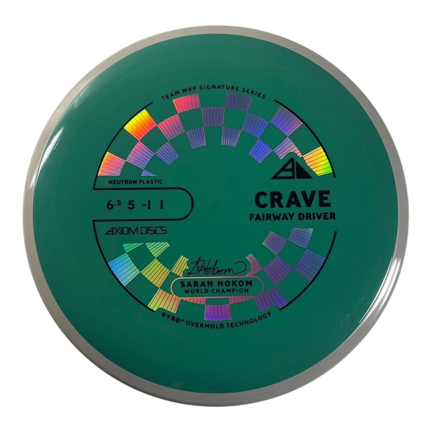 Axiom Discs Crave | Neutron | Teal/Light Pink 172g (Project Lab Coat) Disc Golf