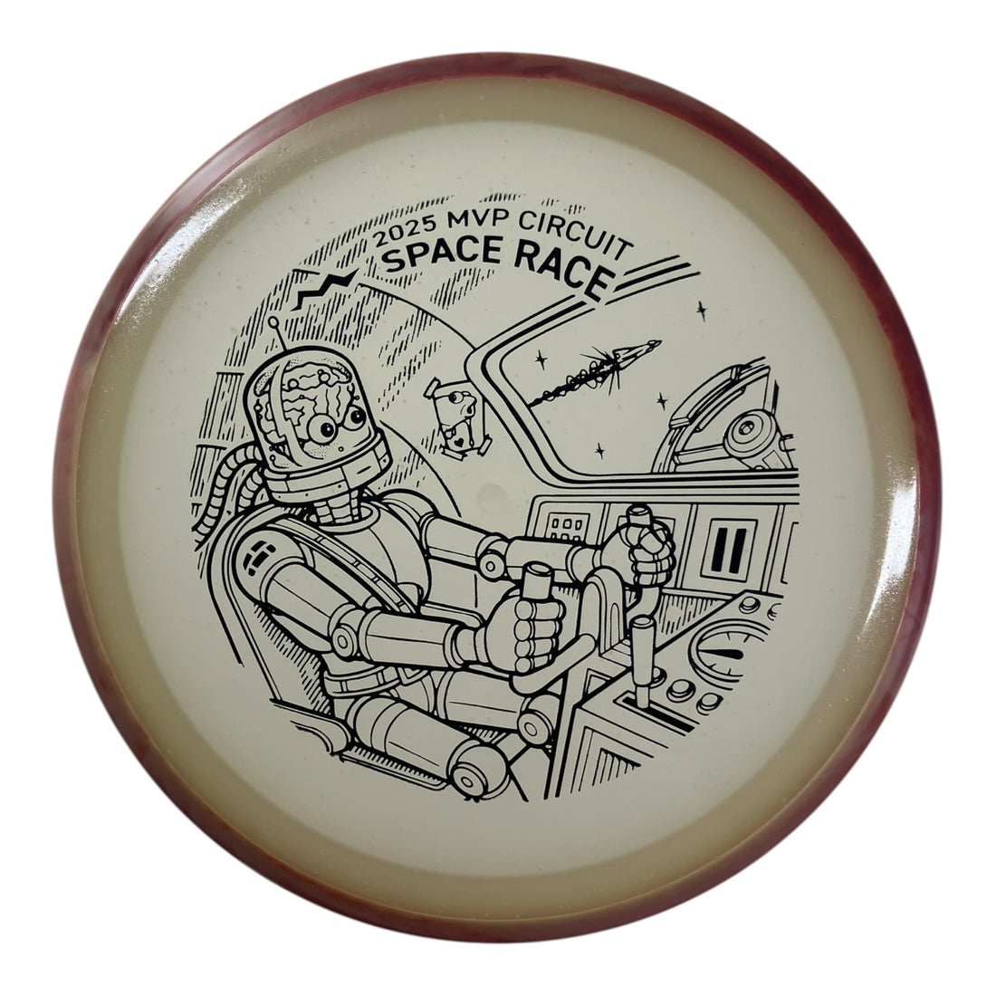 Axiom Discs Crave | Particle Eclipse | Blue Glow/Brown 173g (Space Race 2025) Disc Golf