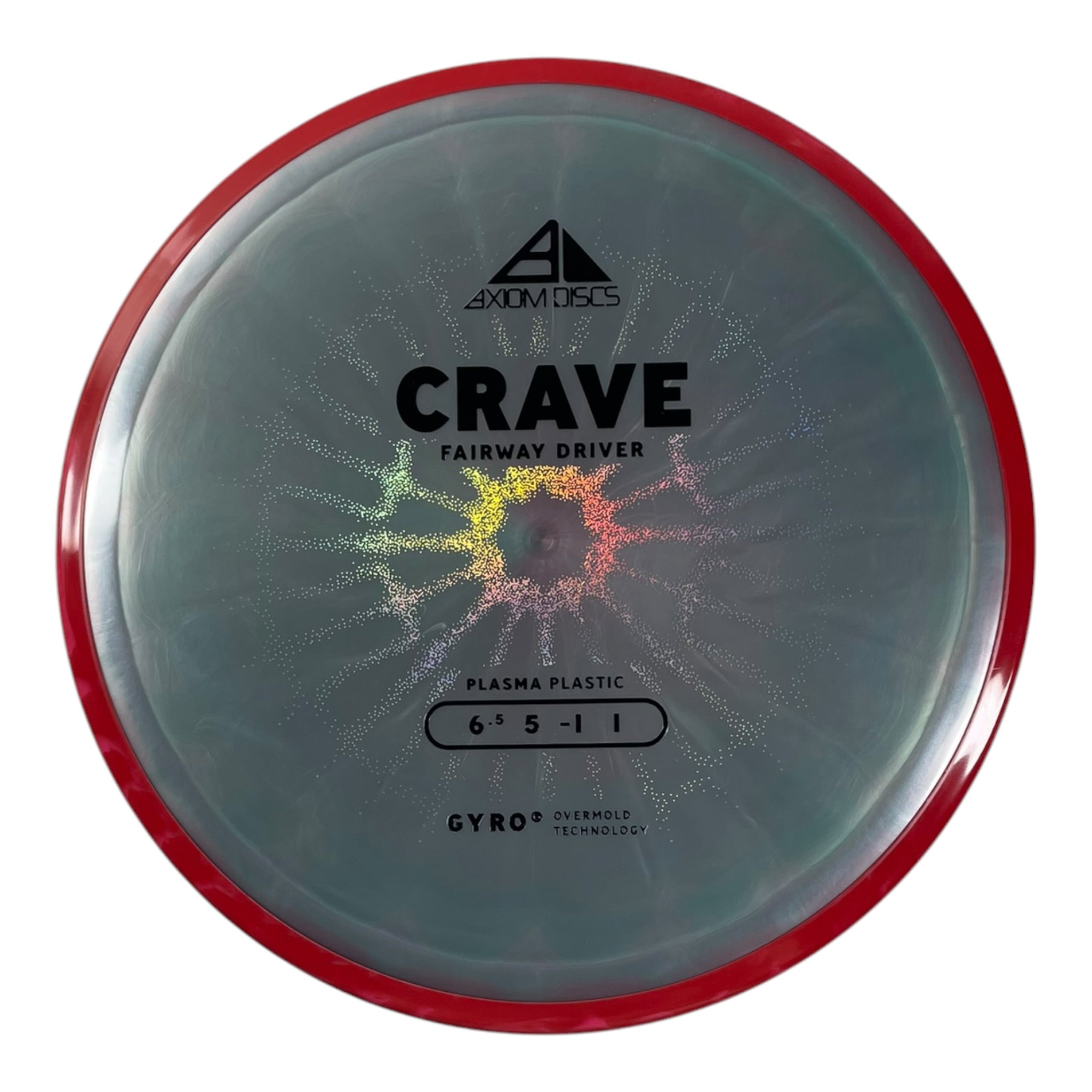 Axiom Discs Crave | Plasma | Grey/Red 169g (Project Lab Coat) Disc Golf