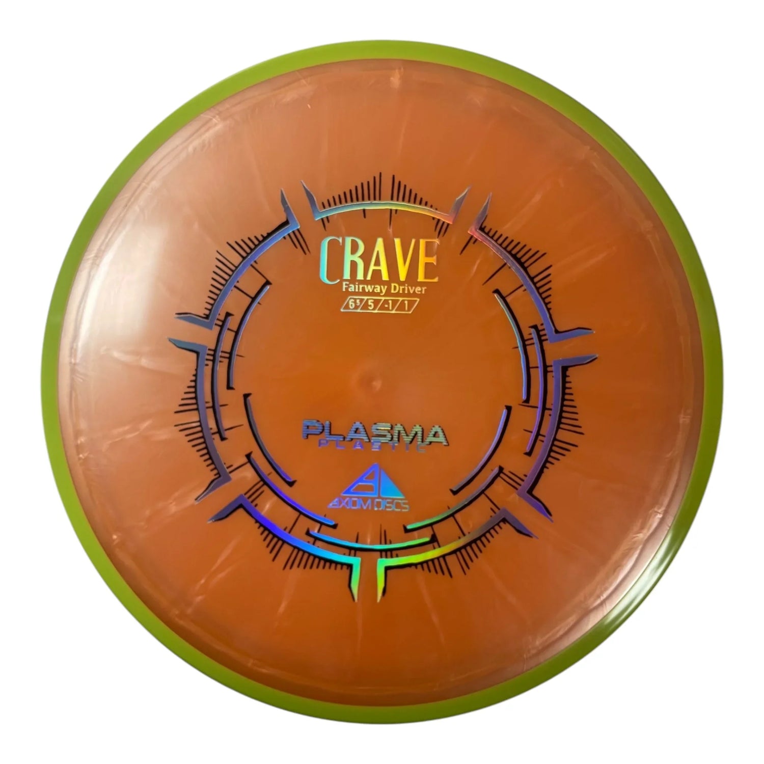 Axiom Discs Crave | Plasma | Orange/Green 166g Disc Golf