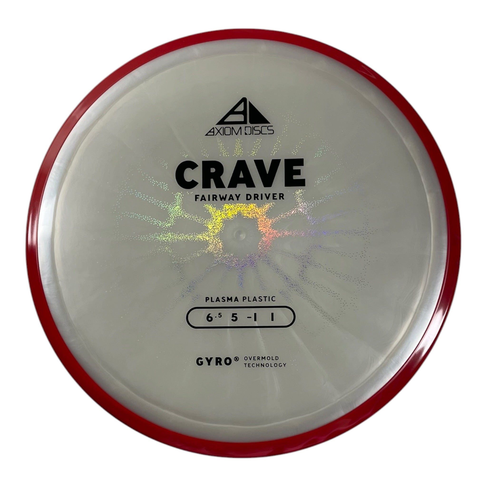 Axiom Discs Crave | Plasma | White/Red 162g (Project Lab Coat) Disc Golf