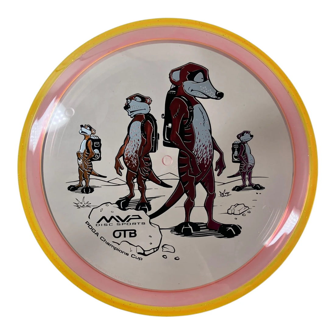 Axiom Discs Crave | Prism Proton Soft | Pink/Yellow 157-159g (OTB CC 2025) Disc Golf