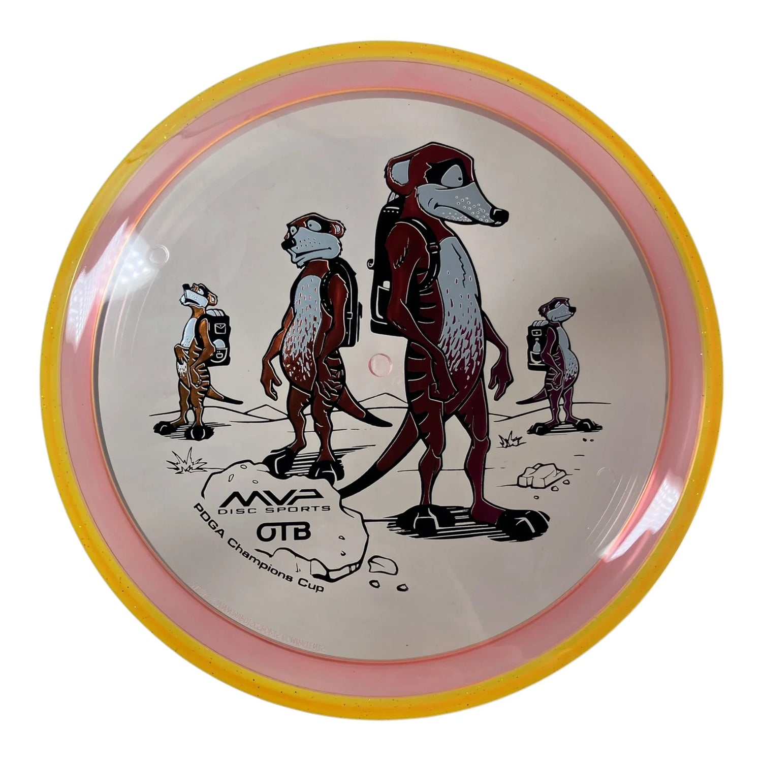 Axiom Discs Crave | Prism Proton Soft | Pink/Yellow 157-159g (OTB CC 2025) Disc Golf