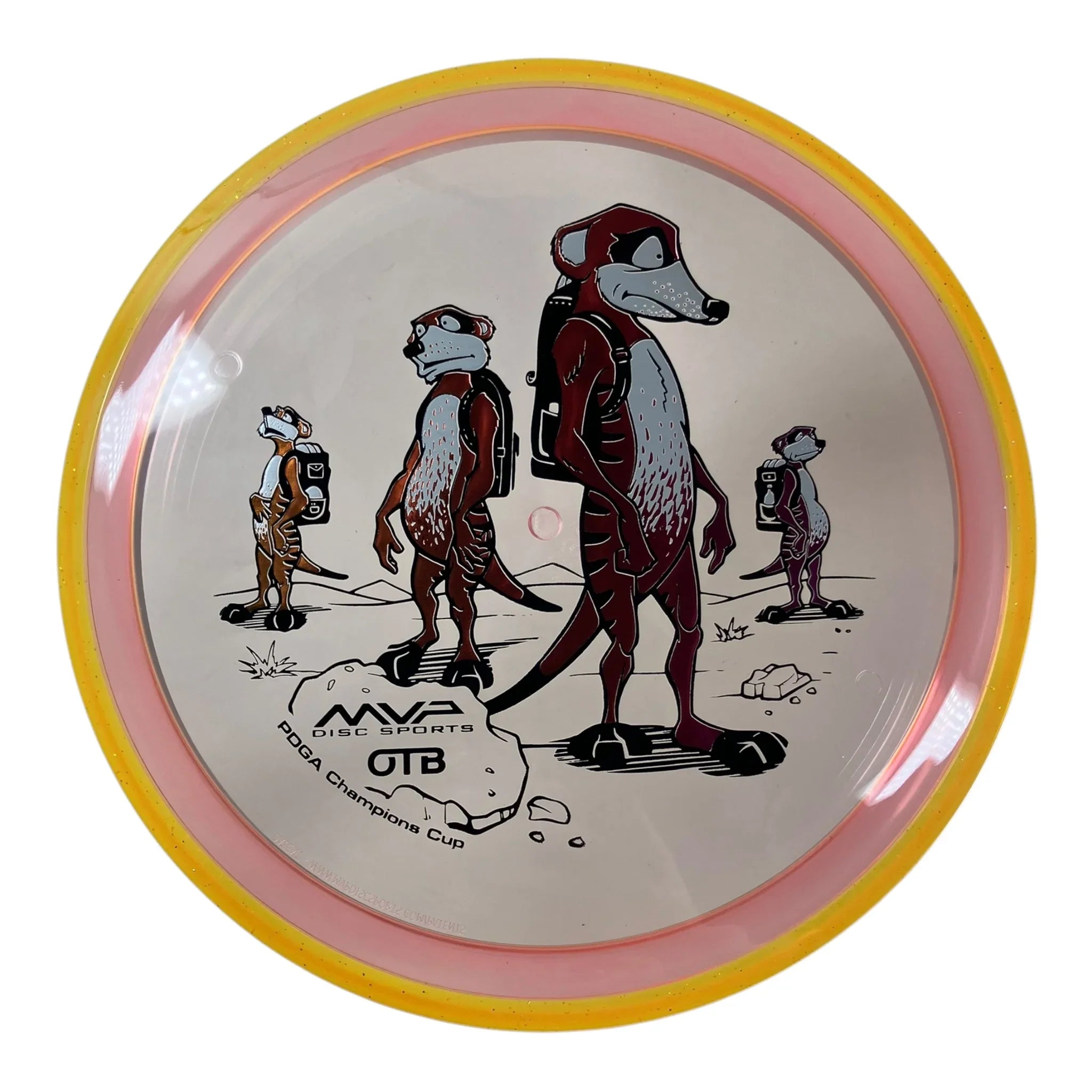 Axiom Discs Crave | Prism Proton Soft | Pink/Yellow 157-159g (OTB CC 2025) Disc Golf