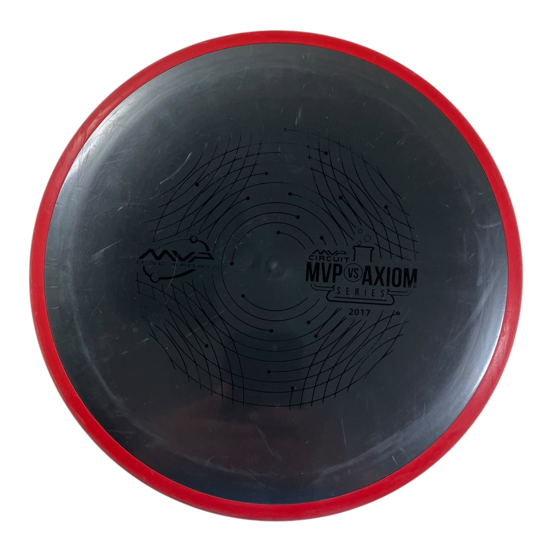 Axiom Discs Crave - Used Fair | Neutron | Grey/Red 173g (Patent Pending MVP vs. Axiom 2017) Disc Golf